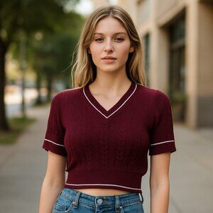 NWOT INTIMATELY BY FREE PEOPLE Catch Your Eye Swit Knit Sweater Top